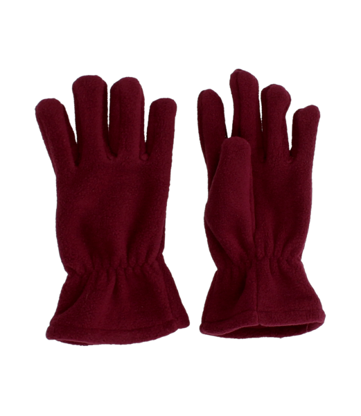 MAROON FLEECE GLOVES Image