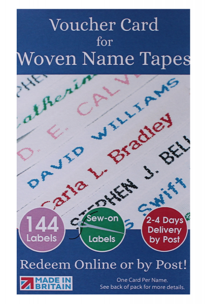 144 WOVEN NAME TAPES Image