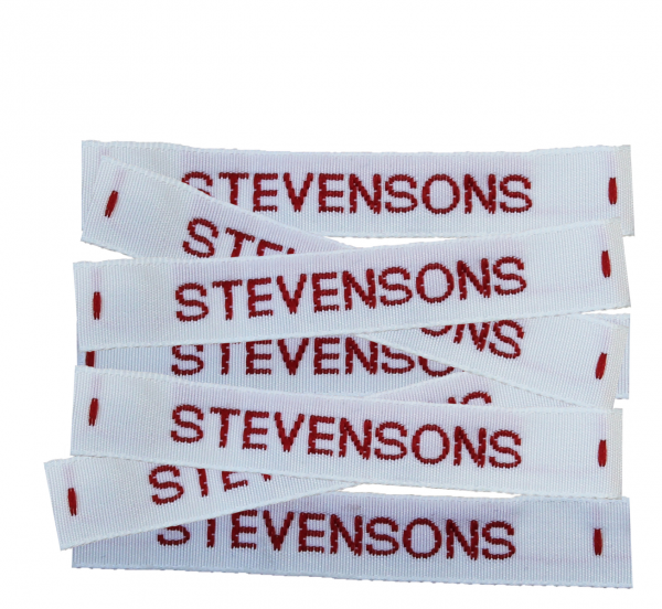36 HALF INCH WOVEN NAME TAPES Image