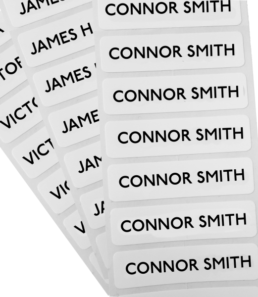 40 IRON ON NAME TAPES Image