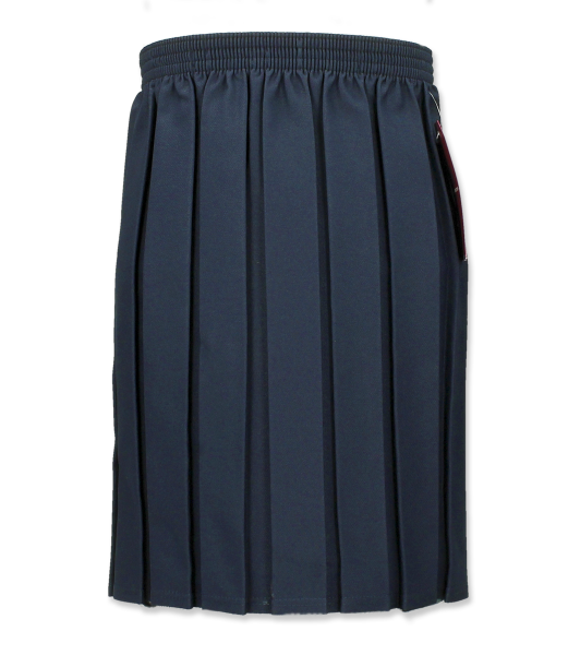 NAVY BOX PLEAT JUNIOR SKIRT Image