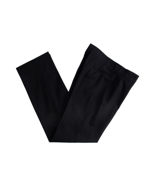 BLACK STRAIGHT LEG GIRLS TROUSERS Image
