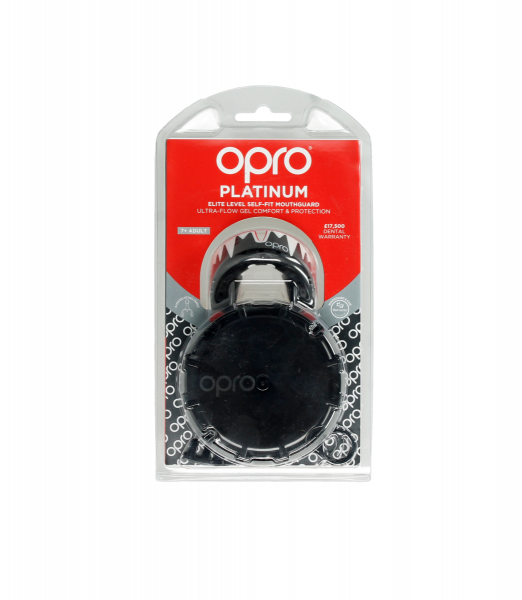 BLACK OPRO MOUTH GUARD PLATINUM Image