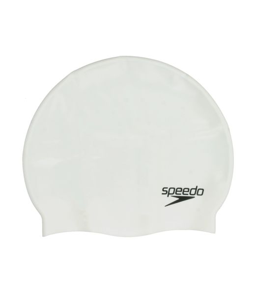 WHITE SPEEDO SILICONE SWIMHAT Image