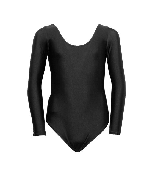 BLACK NYLON LYCRA LEOTARD Stevensons