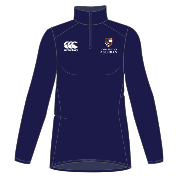 AUSA SPORTS FEMALE CLUB QUARTER ZIP MIDLAYER NAVY Image