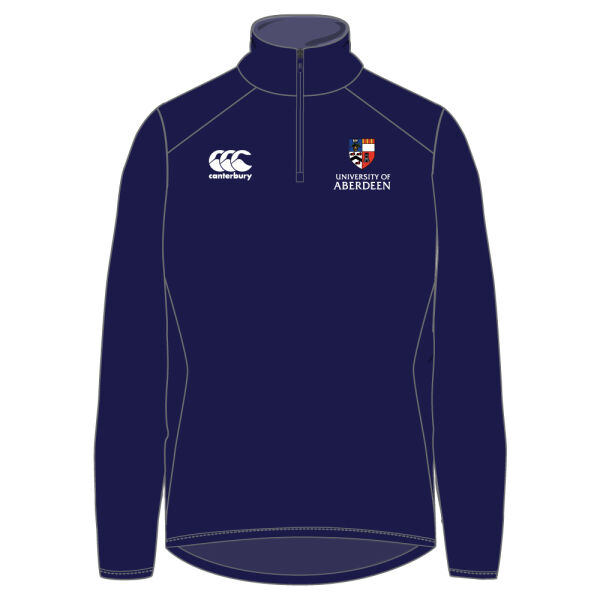 AUSA SPORTS MALE CLUB QUARTER ZIP MIDLAYER NAVY Image