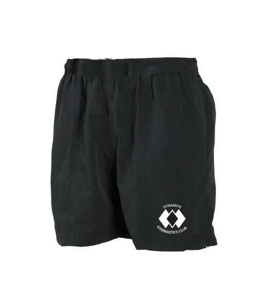 DYNAMITE GYMNASTICS FEMALE TRAINING SHORTS - BLACK Image
