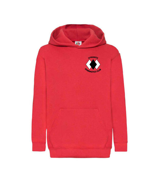 DYNAMITE GYMNASTICS JUNIOR HOODY - RED Image