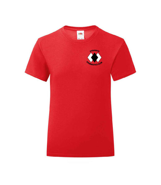 DYNAMITE GYMNASTICS JUNIOR T-SHIRT - RED Image
