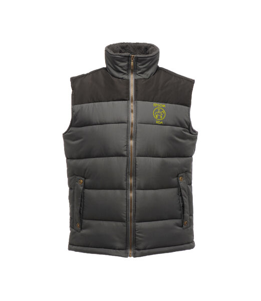 EPSOM RDA ALTOONA PADDED BODYWARMER - SEAL GREY/BLACK Image