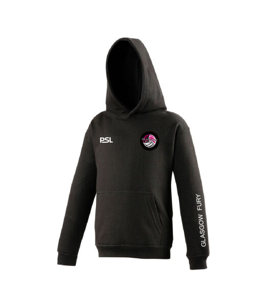 GLASGOW FURY NETBALL CLUB JUNIOR HOODIE - BLACK Image