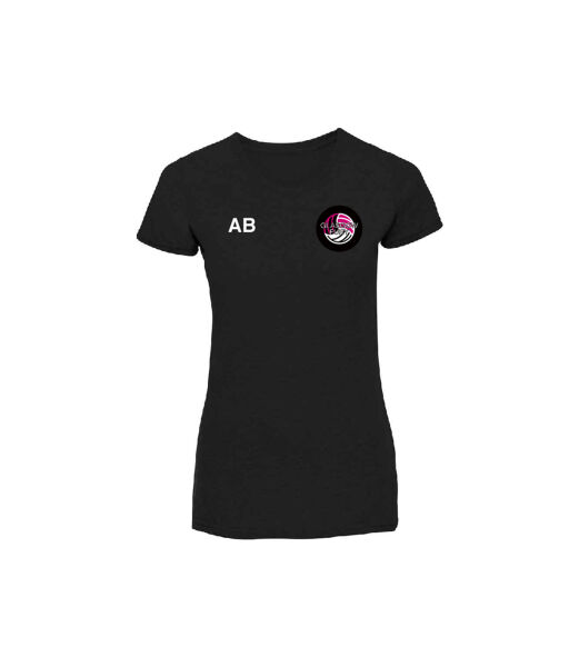 GLASGOW FURY NETBALL CLUB SENIOR HD T-SHIRT - BLACK Image