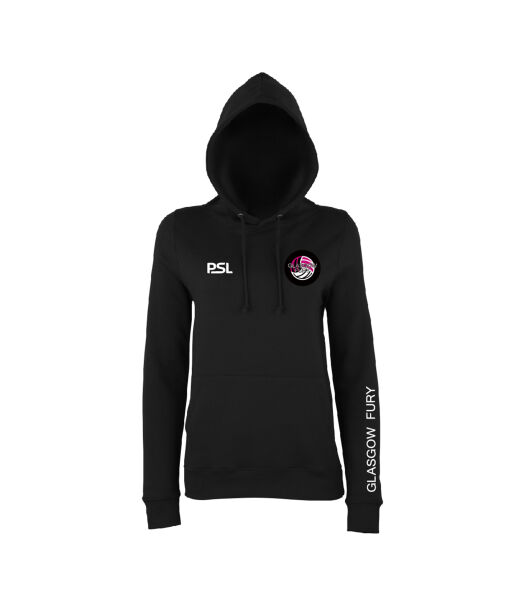GLASGOW FURY NETBALL CLUB SENIOR HOODIE - BLACK Image