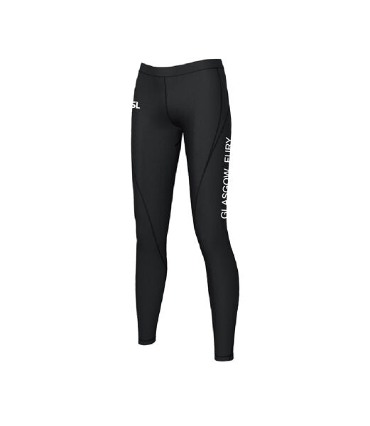 GLASGOW FURY NETBALL CLUB SENIOR POWER STRETCH LEGGING - BLACK Image