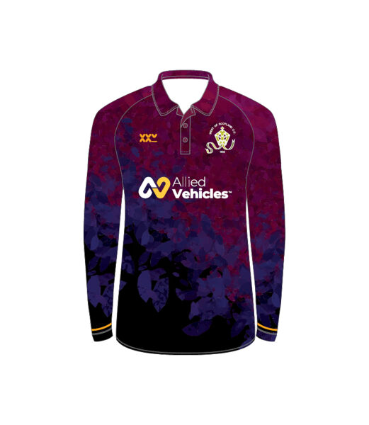 WEST OF SCOTLAND CC FEMALE LONG SLEEVE CRICKET POLO SHIRT Image