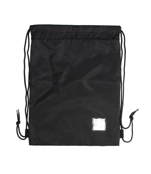 PLAIN TWIN STRAP GYMSACK - BLACK Image