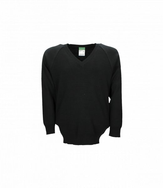 BLACK COTTON ACRYLIC PULLOVER Image