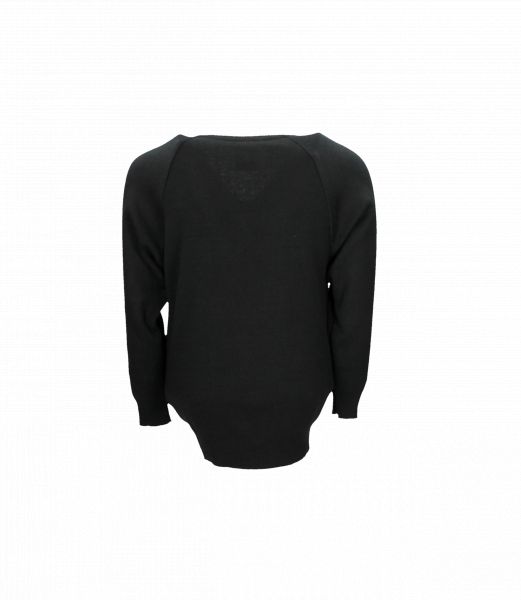 BLACK COTTON ACRYLIC PULLOVER Image