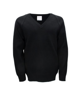 BLACK COTTON ACRYLIC PULLOVER Image