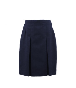 NAVY 2 INVERT PLEAT SKIRT Image