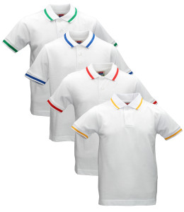 DAVID LUKE TRIMMED POLO SHIRT Image