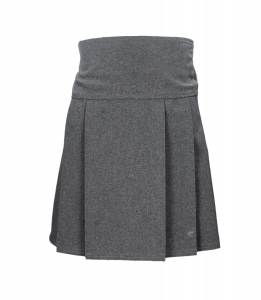 JNR GIRLS GREY PLEATED SKIRT Image