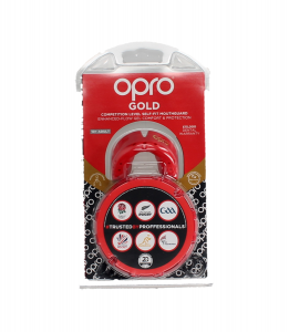 OPRO MOUTH GUARD GOLD - RED Image