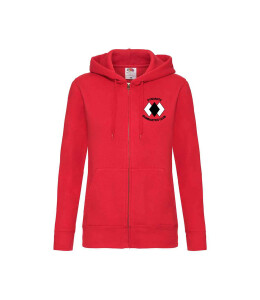 DYNAMITE GYMNASTICS FEMALE ZIP HOODY - RED Image