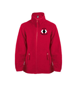 DYNAMITE GYMNASTICS JUNIOR FULL ZIP FLEECE - RED Image