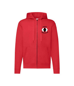 DYNAMITE GYMNASTICS SENIOR ZIP HOODY - RED Image