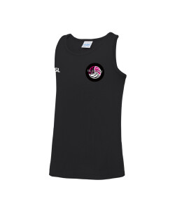 GLASGOW FURY NETBALL CLUB JUNIOR VEST TOP - BLACK Image