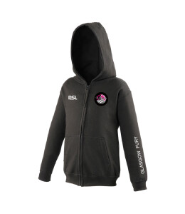 GLASGOW FURY NETBALL CLUB JUNIOR ZOODIE - BLACK Image