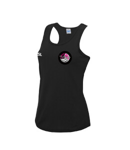 GLASGOW FURY NETBALL CLUB SENIOR VEST TOP - BLACK Image