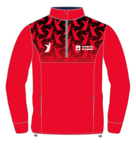 UOD PENGUIN SUBLIMATED 1/4 ZIP MIDLAYER - RED Image
