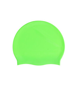 PLAIN SILICONE SWIMHAT - LIGHT GREEN Image