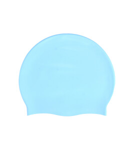 PLAIN SILICONE SWIMHAT - SKY Image
