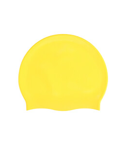 PLAIN SILICONE SWIMHAT - YELLOW Image