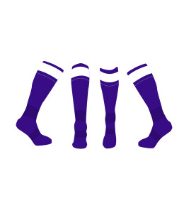 BON ACCORD HOCKEY CLUB PLAYING SOCKS - PURPLE Image
