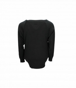 BLACK COTTON ACRYLIC PULLOVER Image