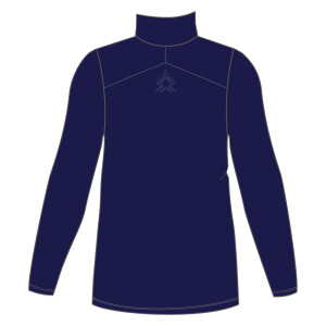 AUSA SPORTS FEMALE CLUB QUARTER ZIP MIDLAYER NAVY Image