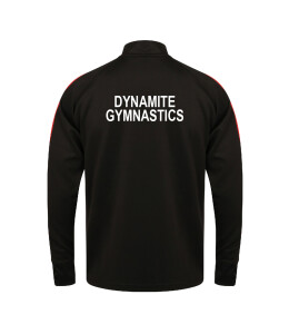 DYNAMITE GYMNASTICS SENIOR KNITTED TRACKSUIT TOP - BLACK/RED Image